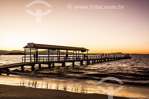  Pier - Canasvieiras Beach waterfront  - Florianopolis city - Santa Catarina state (SC) - Brazil