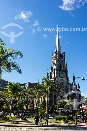  Facade of the Cathedral of Sao Pedro de Alcantara (1846)  - Petropolis city - Rio de Janeiro state (RJ) - Brazil