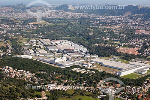  Aerial photo of the factory of Michelin Tires  - Rio de Janeiro city - Rio de Janeiro state (RJ) - Brazil