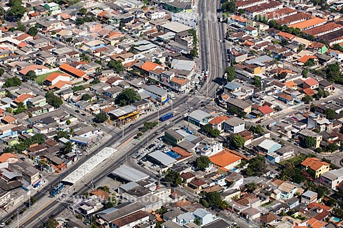  Aerial photo of the station of BRT Transoeste - Pina Rangel  - Rio de Janeiro city - Rio de Janeiro state (RJ) - Brazil