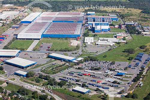  Aerial photo of the Americas Beverage Company (AmBev) factory  - Rio de Janeiro city - Rio de Janeiro state (RJ) - Brazil
