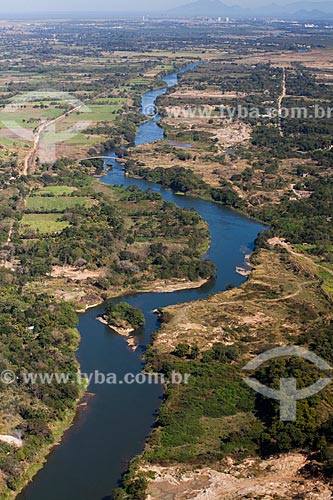  Aerial photo of the Guandu River  - Seropedica city - Rio de Janeiro state (RJ) - Brazil