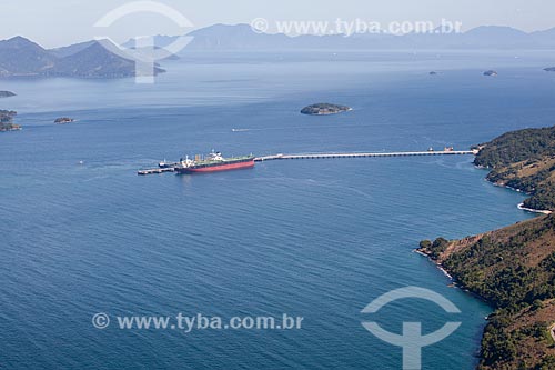  Aerial photo of the Maritime Terminal of Ilha Grande Bay (TEBIG)  - Angra dos Reis city - Rio de Janeiro state (RJ) - Brazil