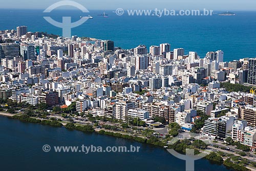  Aerial photo of the Ipanema neighborhood  - Rio de Janeiro city - Rio de Janeiro state (RJ) - Brazil