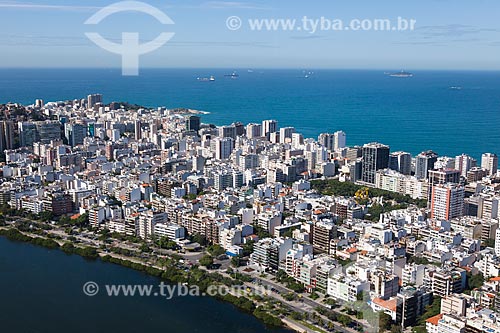  Aerial photo of the Ipanema neighborhood  - Rio de Janeiro city - Rio de Janeiro state (RJ) - Brazil