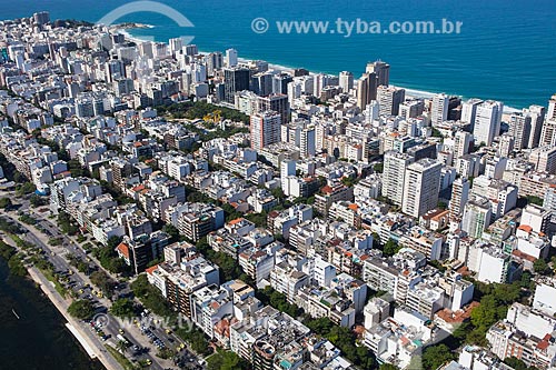  Aerial photo of the Ipanema neighborhood  - Rio de Janeiro city - Rio de Janeiro state (RJ) - Brazil