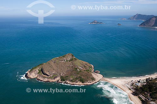  Aerial photo of the Pontal Rock  - Rio de Janeiro city - Rio de Janeiro state (RJ) - Brazil