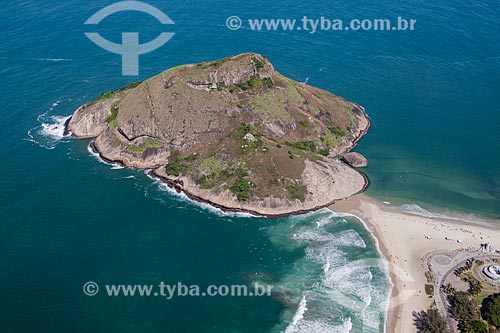  Aerial photo of the Pontal Rock  - Rio de Janeiro city - Rio de Janeiro state (RJ) - Brazil