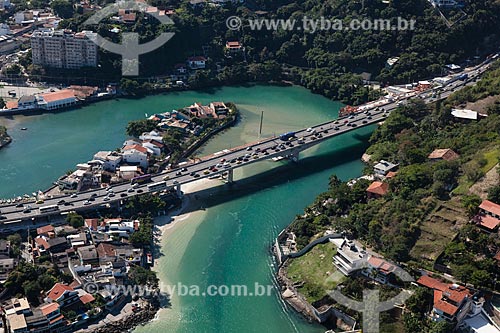  Aerial photo of the Joatinga Bridge  - Rio de Janeiro city - Rio de Janeiro state (RJ) - Brazil