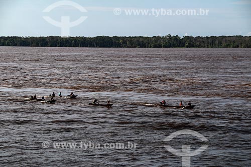  Canoes - Amazon River near to Parintins city  - Parintins city - Amazonas state (AM) - Brazil