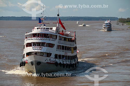  Passenger boats - Amazon River near to Parintins city  - Parintins city - Amazonas state (AM) - Brazil