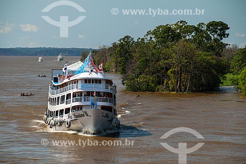  Passenger boats - Amazon River near to Parintins city  - Parintins city - Amazonas state (AM) - Brazil