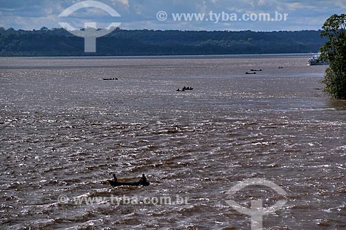  Canoes - Amazon River near to Parintins city  - Parintins city - Amazonas state (AM) - Brazil