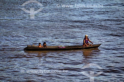  Riverines - Amazonas River in flood season - between the cities of Urucurituba and Itacoatiara  - Urucurituba city - Amazonas state (AM) - Brazil