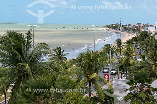  Manaira Beach waterfront with the Tropical Tambau Hotel in the background  - Joao Pessoa city - Paraiba state (PB) - Brazil