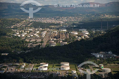  Aerial photo of the Gabriel Passos Refinery (REGAP)  - Betim city - Minas Gerais state (MG) - Brazil