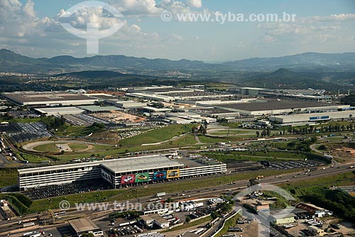  Aerial photo of the automaker factory of FIAT Automobiles  - Betim city - Minas Gerais state (MG) - Brazil