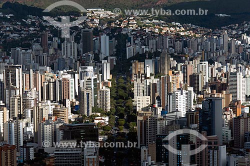  Aerial photo of the Afonso Pena Avenue  - Belo Horizonte city - Minas Gerais state (MG) - Brazil