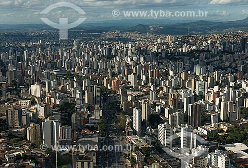  Aerial photo of the Nossa Senhora do Carmo Avenue  - Belo Horizonte city - Minas Gerais state (MG) - Brazil