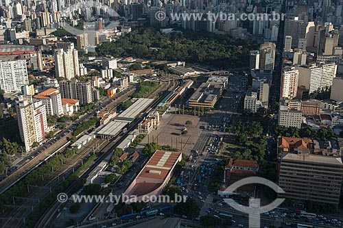  Aerial photo of Belo Horizonte Central Station (1895)  - Belo Horizonte city - Minas Gerais state (MG) - Brazil