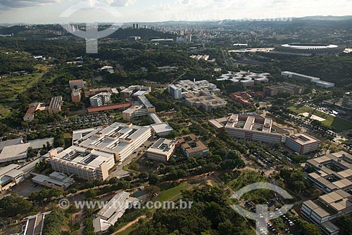 Aerial photo of Pampulha Campus of Federal University of Minas Gerais  - Belo Horizonte city - Minas Gerais state (MG) - Brazil
