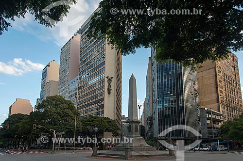  Obelisk - September 7 Square - corner of Afonso Pena Avenue with Amazonas Avenue  - Belo Horizonte city - Minas Gerais state (MG) - Brazil