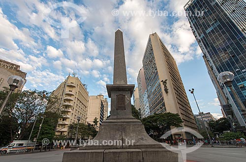  Obelisk - September 7 Square - corner of Afonso Pena Avenue with Amazonas Avenue  - Belo Horizonte city - Minas Gerais state (MG) - Brazil