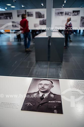  Photography Heinrich Himmler - leader of the SS and Head of the German Police - part of the permanent collection of  Topographie des Terrors (Topography of Terror)  - Berlin city - Berlin state - Germany