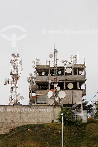  Cellular antennas - Complex of Alemao  - Rio de Janeiro city - Rio de Janeiro state (RJ) - Brazil
