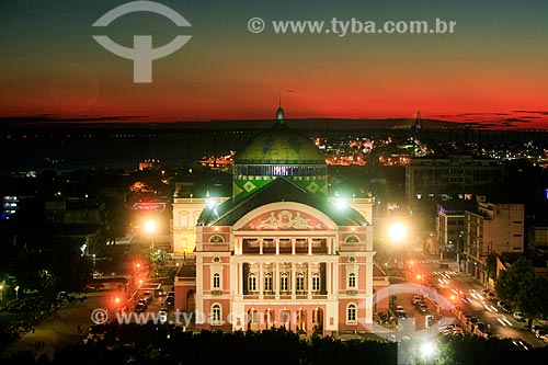  Sunset - Amazon Theatre (1896)  - Manaus city - Amazonas state (AM) - Brazil