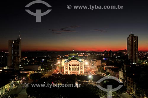  Sunset - Amazon Theatre (1896)  - Manaus city - Amazonas state (AM) - Brazil