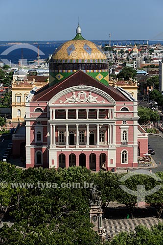  General view of the Amazon Theatre (1896)  - Manaus city - Amazonas state (AM) - Brazil