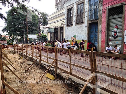  Construction site to reform of the Santa Teresa Tram  - Rio de Janeiro city - Rio de Janeiro state (RJ) - Brazil
