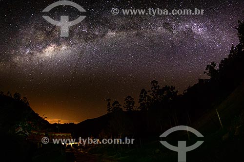  View of the Milky Way from Alcantilado Valley  - Bocaina de Minas city - Minas Gerais state (MG) - Brazil