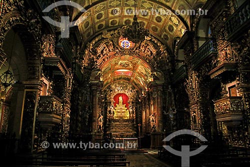  Inside of the main chapel - Sao Bento Monastery (1671)  - Rio de Janeiro city - Rio de Janeiro state (RJ) - Brazil