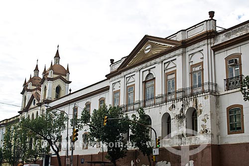  Facade of the Santa Casa de Misericordia (Holy House of Mercy) of Porto Alegre city  - Porto Alegre city - Rio Grande do Sul state (RS) - Brazil