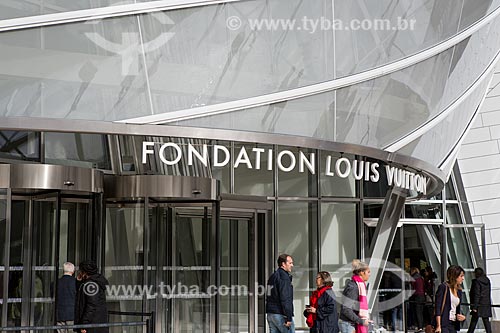  Facade of the Louis Vuitton Foundation (2014)  - Paris - Paris department - France