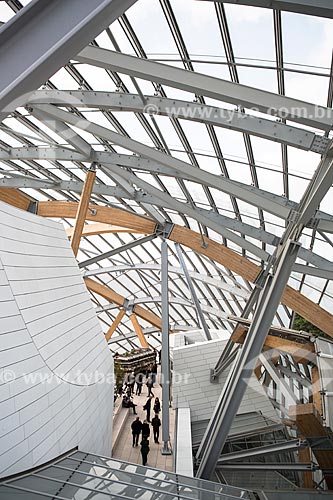  Inside of the Louis Vuitton Foundation (2014)  - Paris - Paris department - France