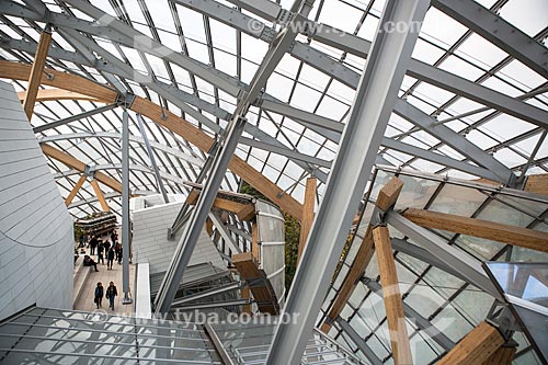  Inside of the Louis Vuitton Foundation (2014)  - Paris - Paris department - France