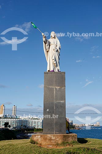  Monument Jesus - the Savior - (1920) Cristo Hill  - Salvador city - Bahia state (BA) - Brazil