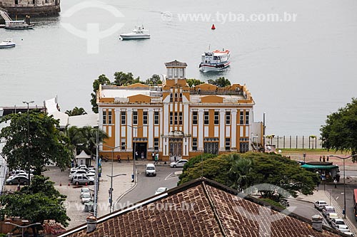  View of the Bahiana Company Navigation port from Elevador Lacerda (Lacerda Elevator)  - Salvador city - Bahia state (BA) - Brazil