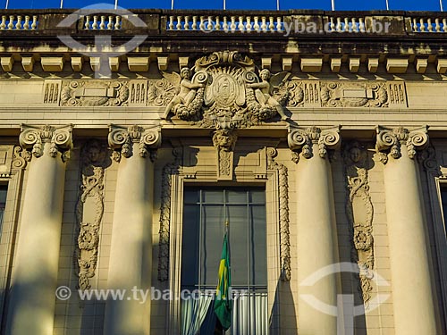  Detail of the Piratini Palace facade (1921) - headquarters of the State Government  - Porto Alegre city - Rio Grande do Sul state (RS) - Brazil