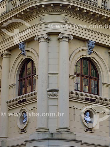  Detail of the Public Library of the State of Rio Grande do Sul facade (1915)  - Porto Alegre city - Rio Grande do Sul state (RS) - Brazil
