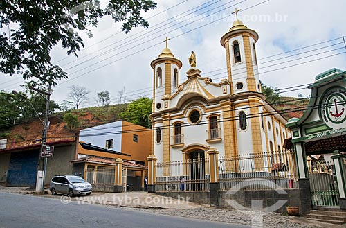  Facade of the Nossa Senhora das Gracas Church  - Natividade city - Rio de Janeiro state (RJ) - Brazil