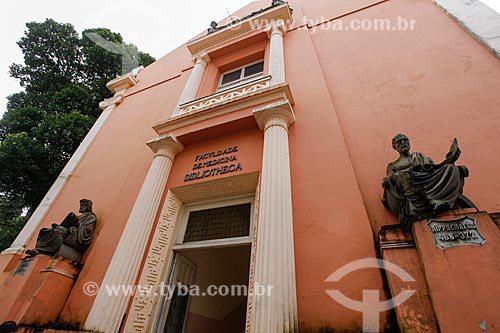  Facade of the Library College of Medicine at the Federal University of Bahia  - Salvador city - Bahia state (BA) - Brazil