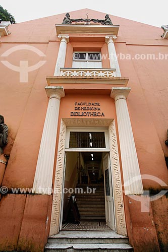  Facade of the Library College of Medicine at the Federal University of Bahia  - Salvador city - Bahia state (BA) - Brazil