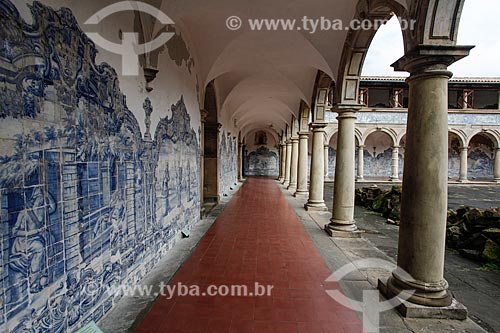  Inside of cloister of the Sao Francisco Convent and Church (XVIII century)  - Salvador city - Bahia state (BA) - Brazil