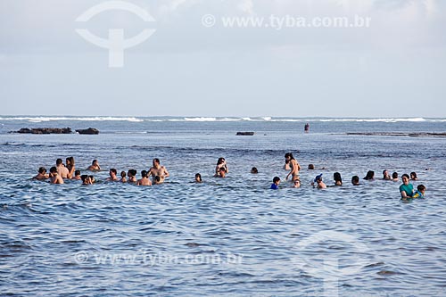  Bathers - Piscinas do Lorde Beach  - Mata de Sao Joao city - Bahia state (BA) - Brazil