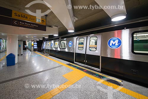  Subway - Uruguai Station of Rio Subway - Line 1  - Rio de Janeiro city - Rio de Janeiro (RJ) state - Brazil