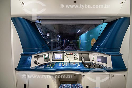  Inside of cabin of the new subway wagon - Line 1  - Rio de Janeiro city - Rio de Janeiro state (RJ) - Brazil